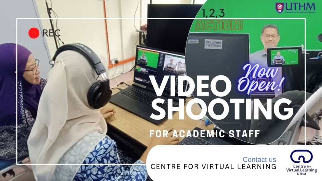 Poster Video Shootinf For Academic Staff